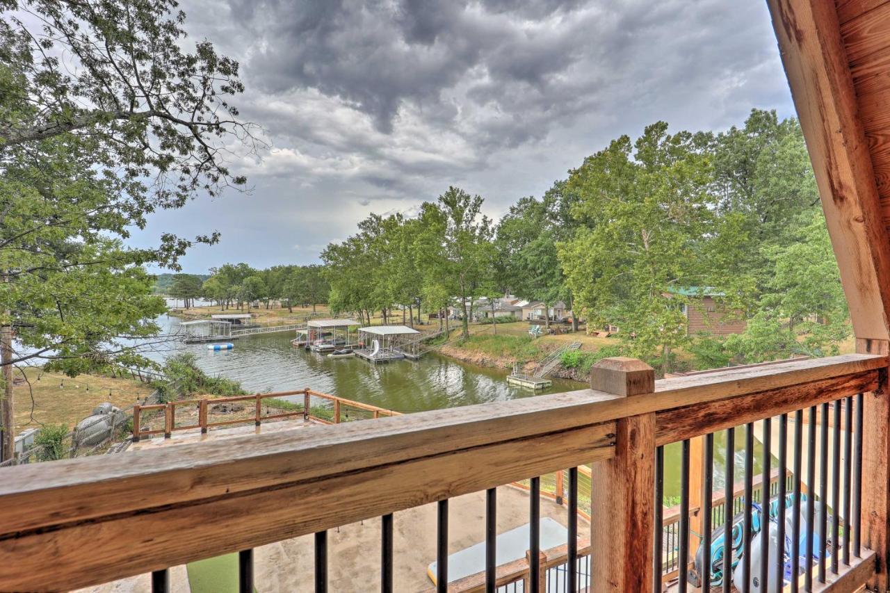 Family-Friendly Eucha Cabin Lakefront Views! Villa Exterior foto