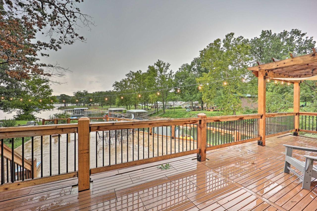 Family-Friendly Eucha Cabin Lakefront Views! Villa Exterior foto